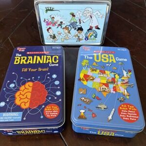 educational games for kids Scholastic Real Science 4 Kids Braniac USA Lot Of 3